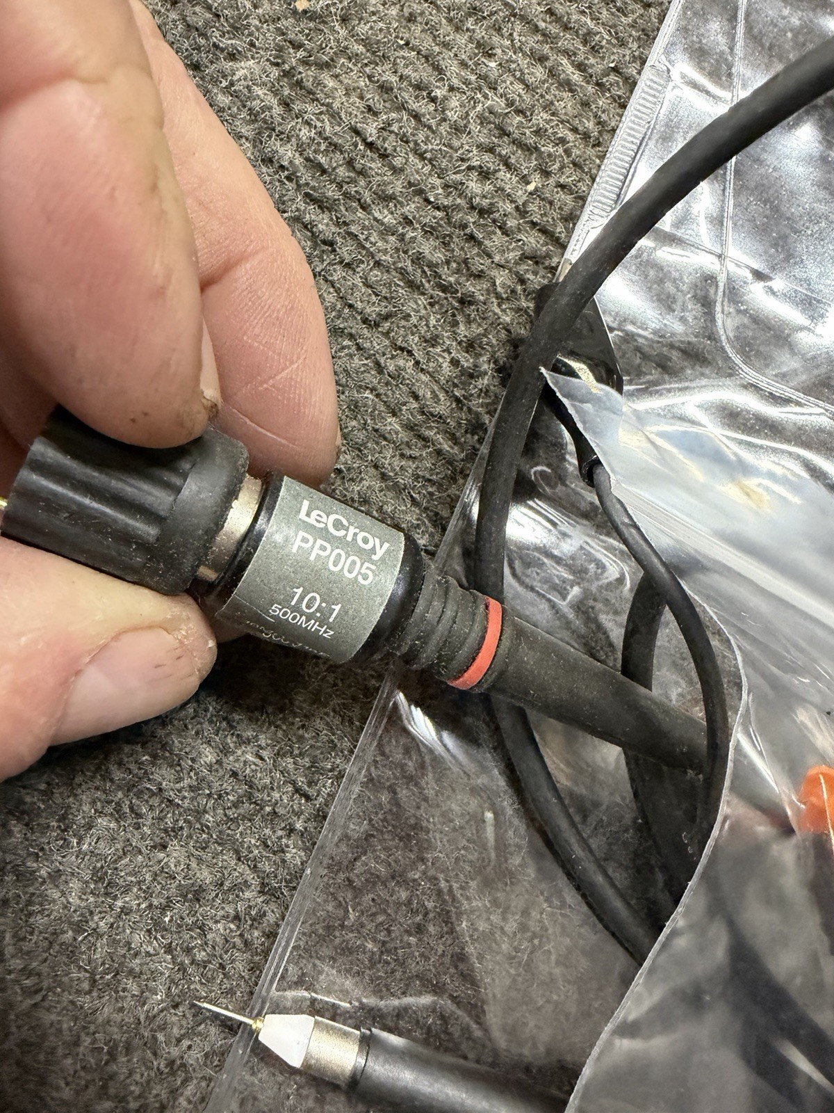 6 Lecroy Oscilloscope Probes (4) PP002, PP005, PP006 & PP092 Adapter