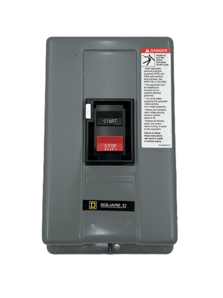 Square D 2510MCG2 AC Manual Starter Pushbutton Nema 1