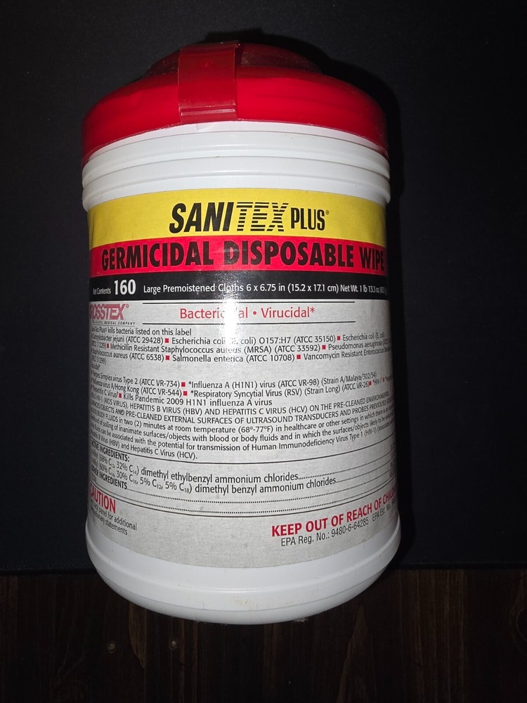 Sanitex Plus® Wipes (Extra Large) 160 Count NEW