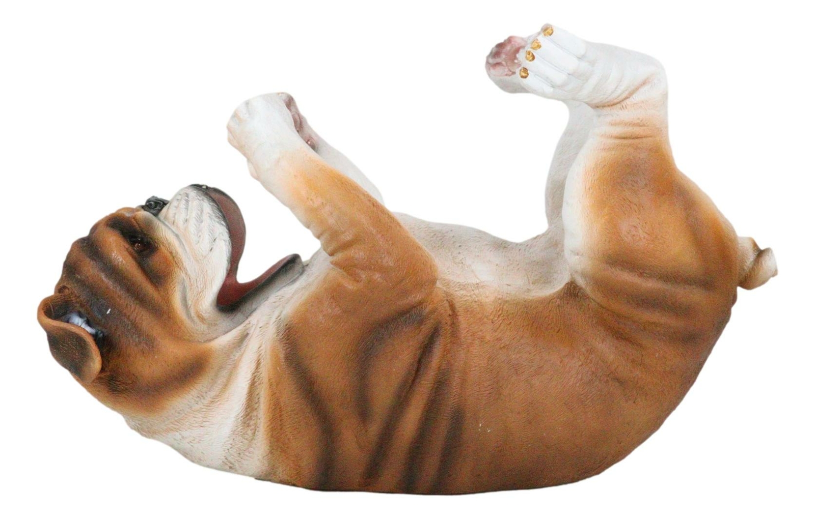 Ebros British Bulldog Canine Dog 10.25" Long Wine Bottle Holder Caddy