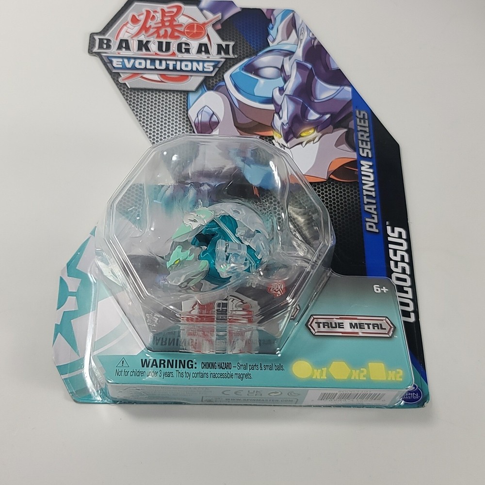 SpinMaster Bakugan Evolutions Platinum Series True metal Colossus