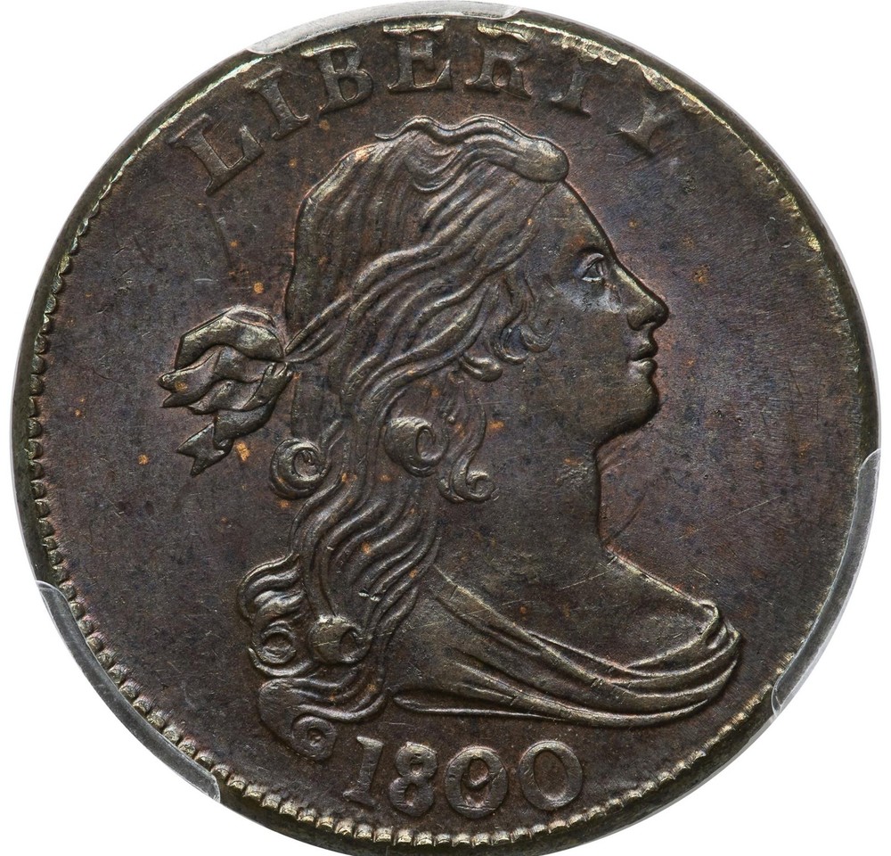 1800/79 DRAPED BUST 1C PCGS MS 64 BN