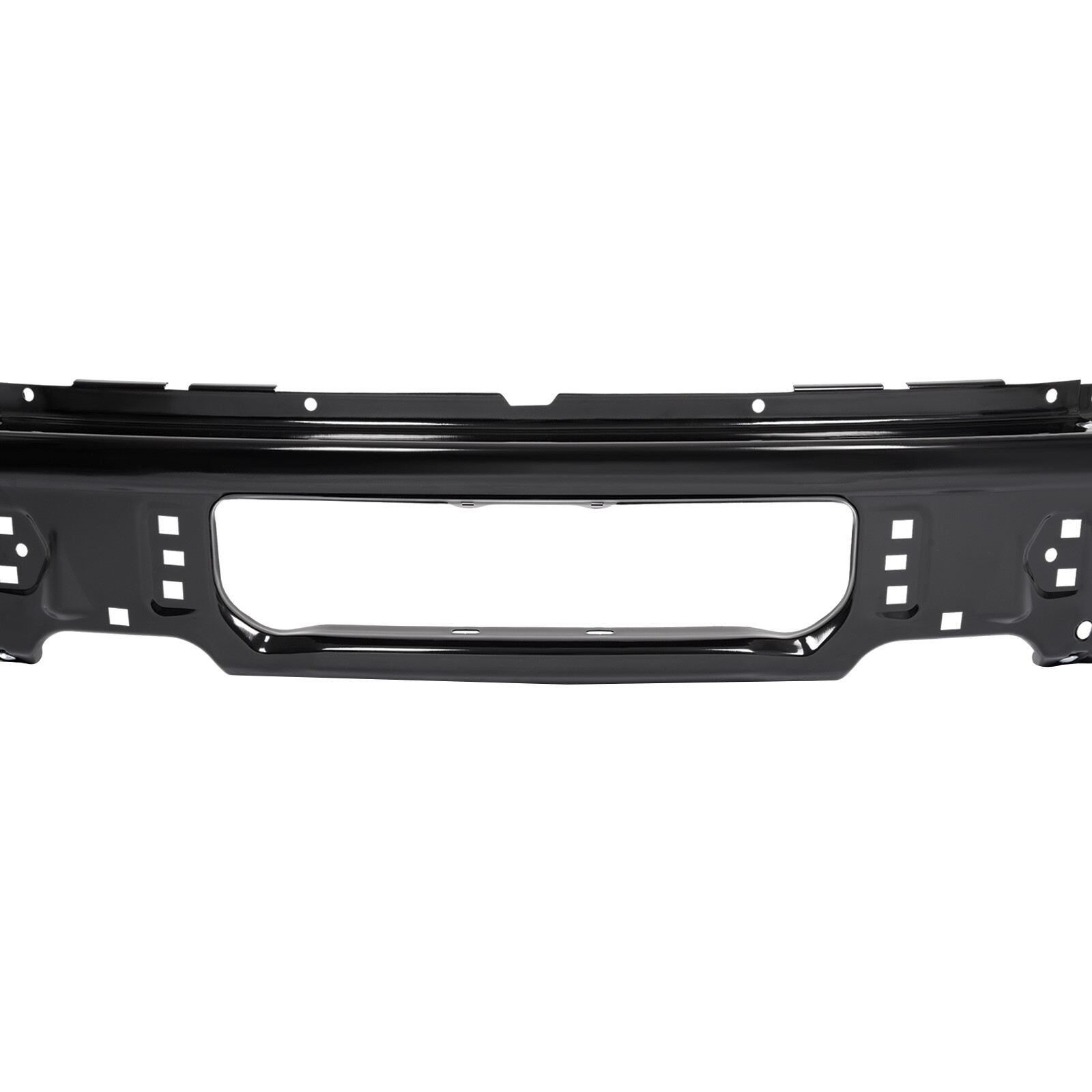 Front Black Steel Bumper Face Bar For Ford F150 2009-2014 w/ Fog Light US NEW