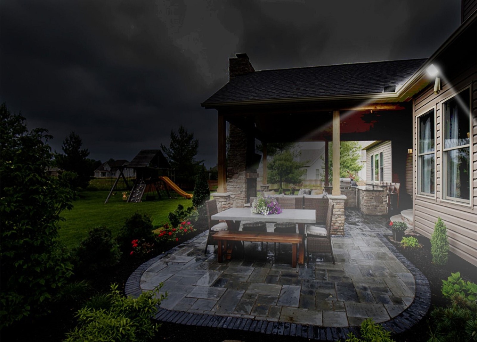 Solar Sensor Smart Dusk to Dawn All Night On Indoor Outdoor Security LED Light