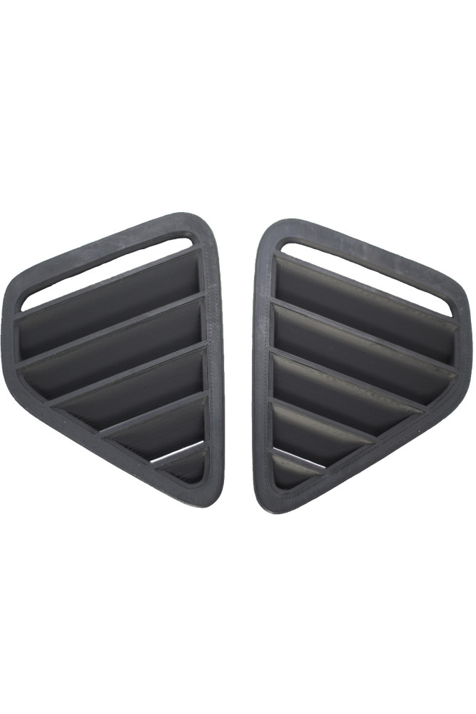 MAZDA RX-7 1986-1992 NEW BLACK DASH VENT GRILLE SET