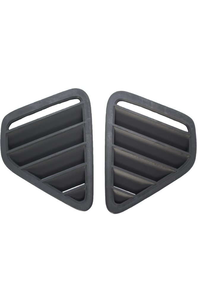 MAZDA RX-7 1986-1992 NEW BLACK DASH VENT GRILLE SET