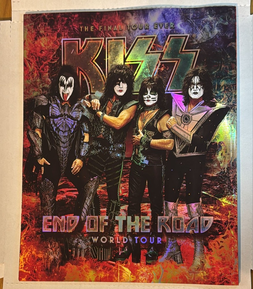 KISS End Of The Road Final Tour Ever Book Program Tourbook V2 Version 2 Simmons