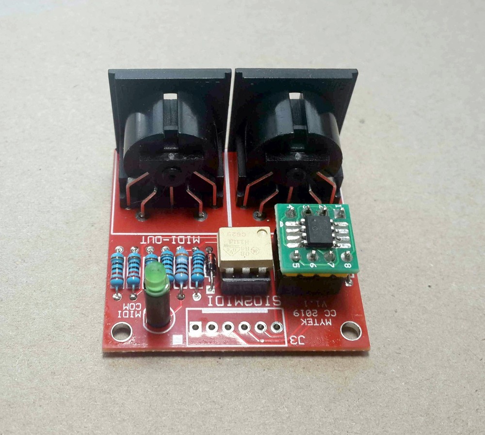 SIO2MIDI - 2 Port MIDIMATE Compatible Interface for 8bit Atari Computers