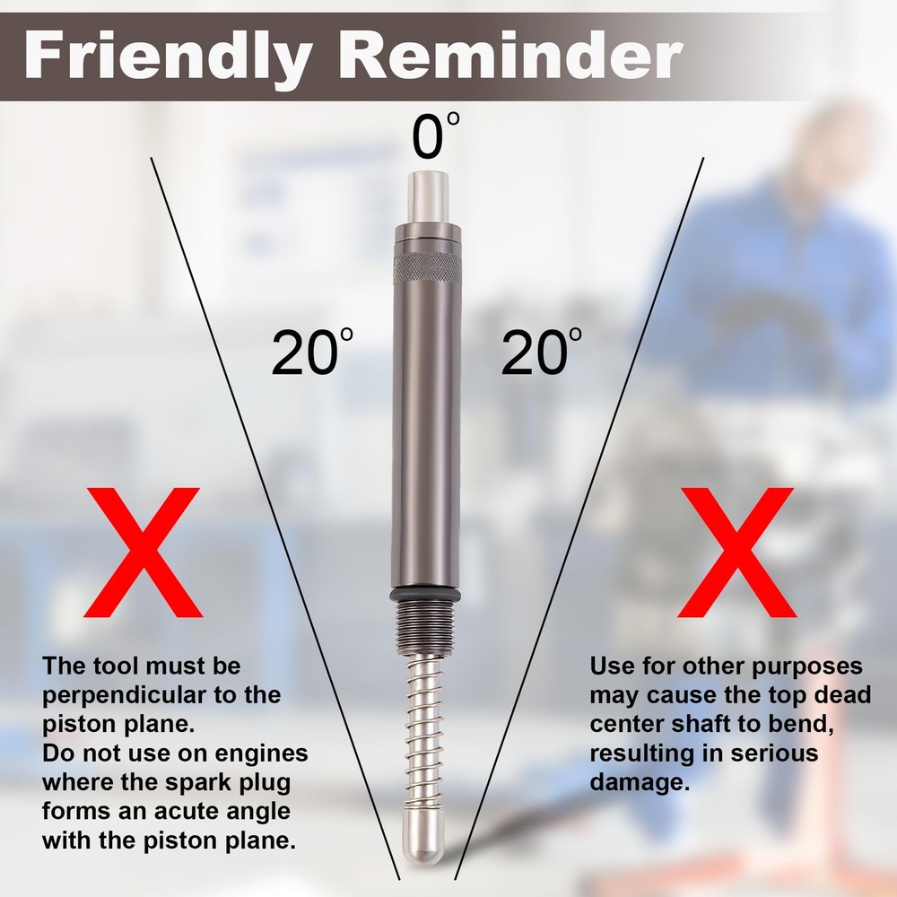 FullMayPro #7880 14mm Thread TDC Indicator Standard,Top Dead Center...