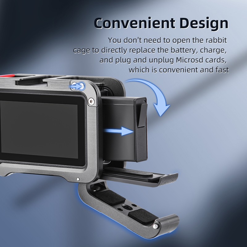 Multifunctional Expansion Protection Rabbit Cage Frame For DJI Action 3/4 Camera