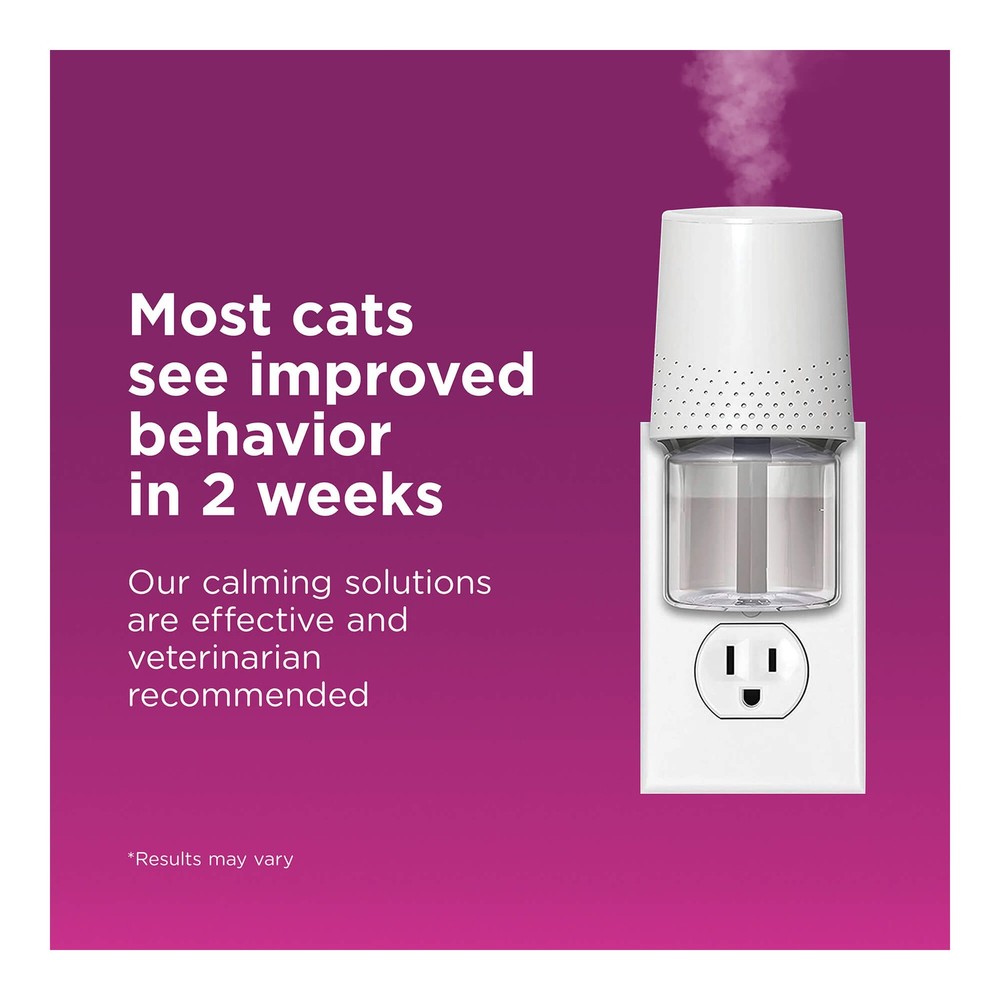 Comfort Zone Calming For Single and Multi-Cat Homes, Cat Pheromone, Single Diffu
