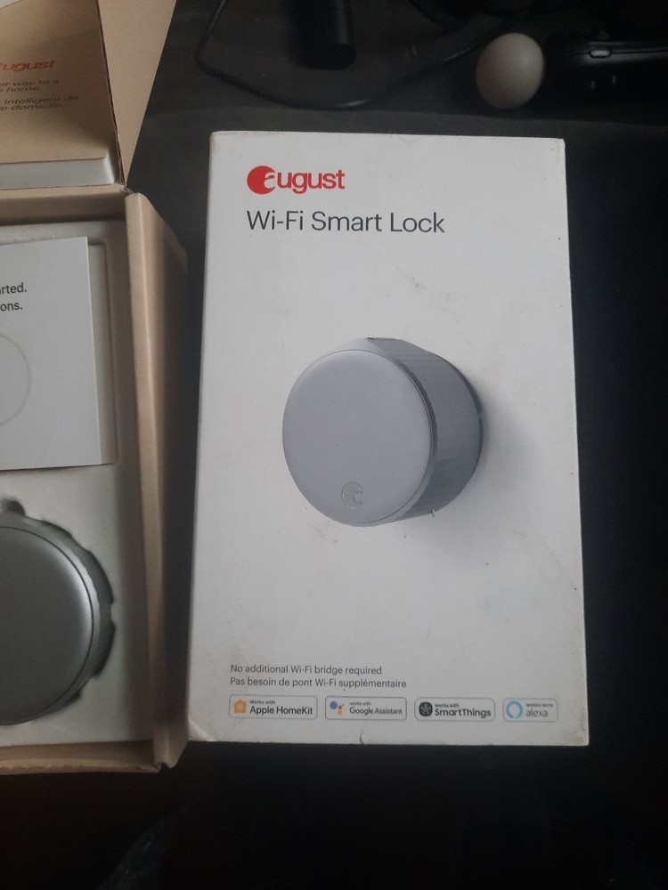 august wifi smart lock silver