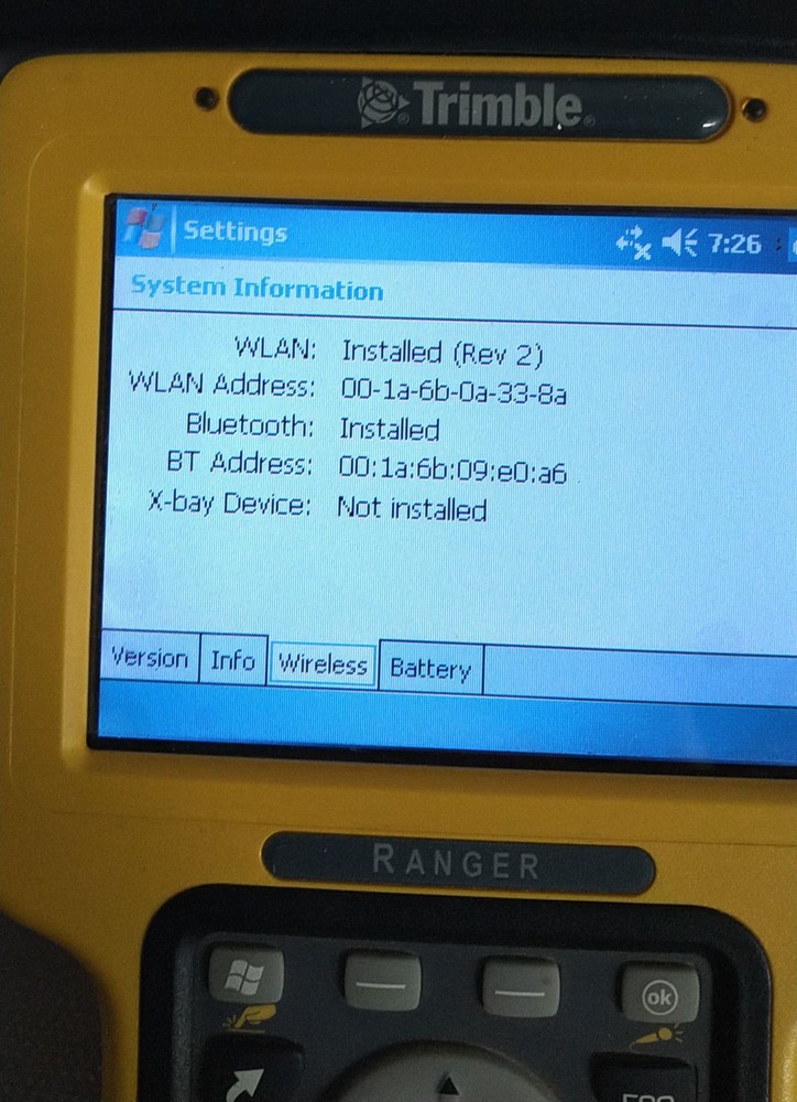 TRIMBLE RANGER DATA COLLECTOR PRO