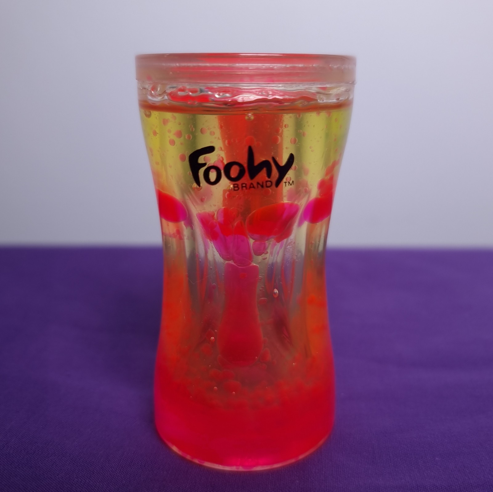Foohy Fooz Pencil Sharpener 2006 Yellow & Pink Rare Y2K