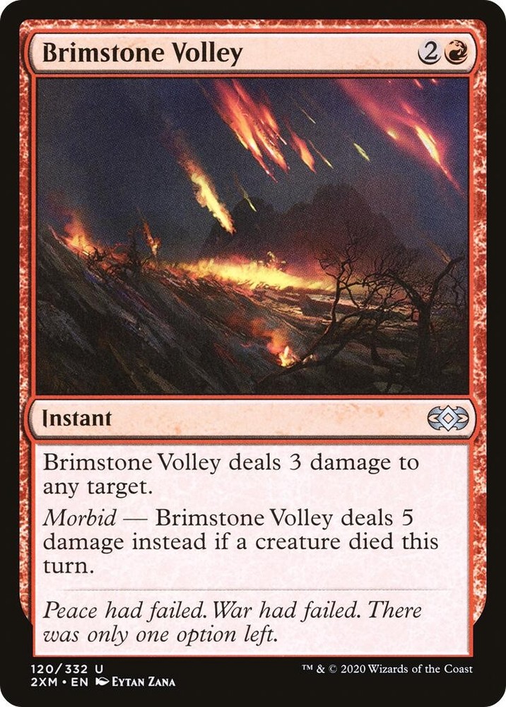 Brimstone Volley Double Masters 120 MTG LP