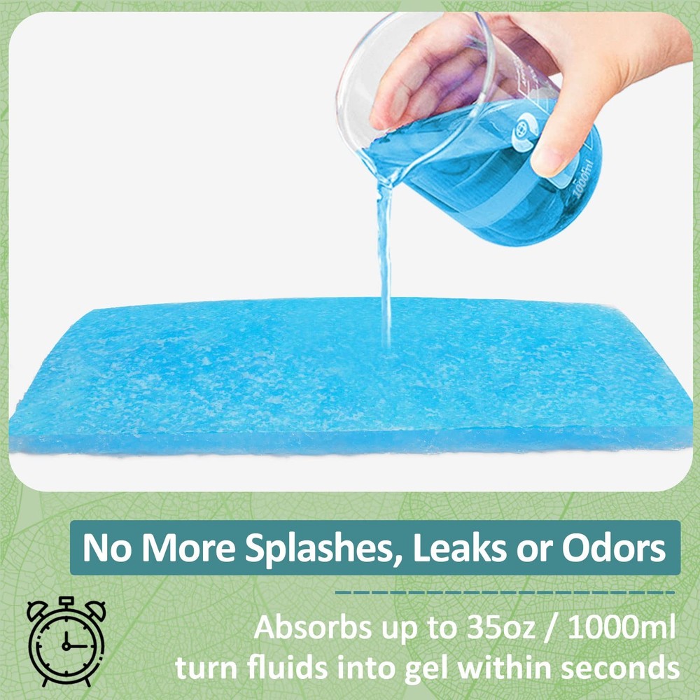 Commode Liners for Bedside with Super Absorbent Pad 50 Pack 50 PACK