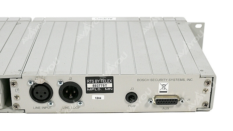 (2) RTS Telex 2CH RM-325 Rack Mount Intercom Programmable User Station