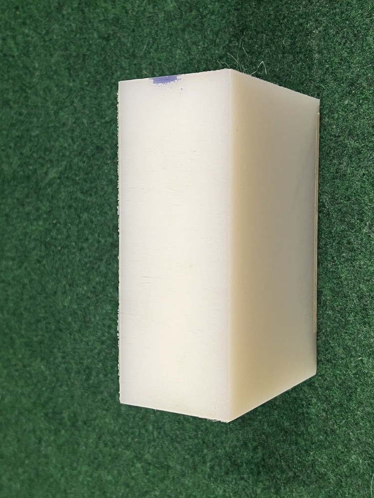 UHMW ( Virgin ) 1-15/16" x 3-7/16" x 5" Rectangular Block