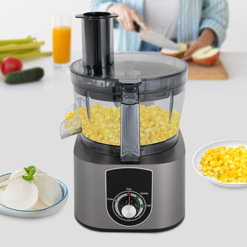 3-In-1 Electric Vegetable Slicing Machine Fruit Dicing Machine Food Processor