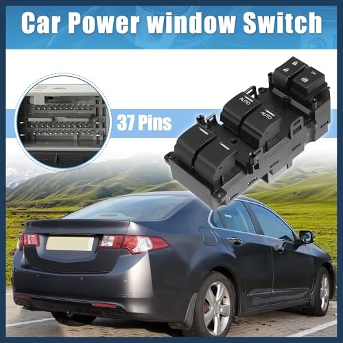 Power Window Switch, Driver Side Power Window Control Switch No.35750-TA0-A31