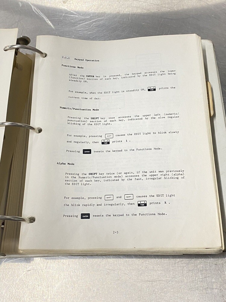 Varian 4270 Integrator - Users Guide / Instructions Manual