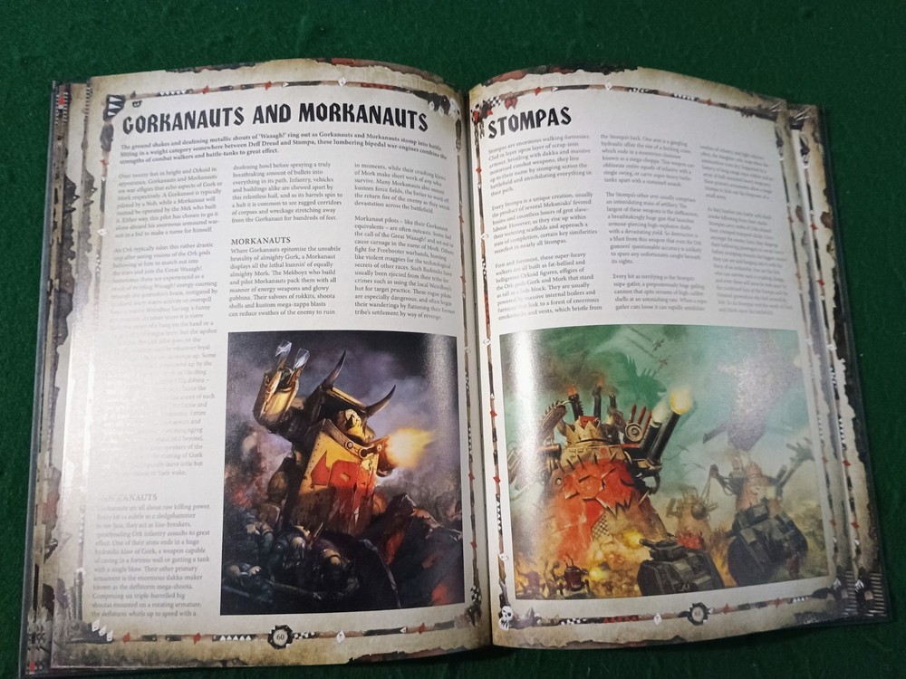Warhammer 40K Orks Codex Hardcover WAAAGH