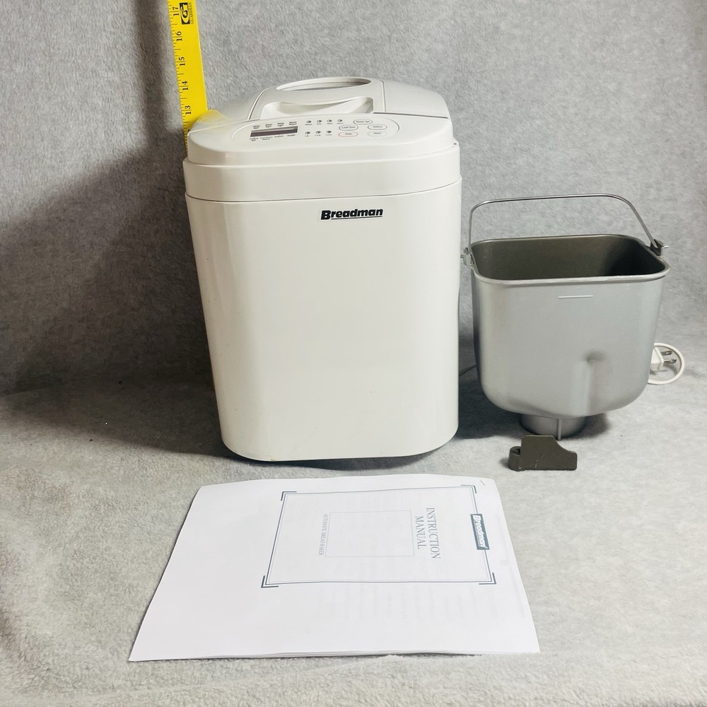 BREADMAN TR444 Deluxe Rapid Automatic Breadmaker Machine Bread Maker 1-1.5-2Lbs#