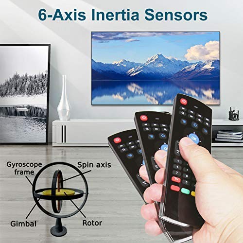 Air Mouse Remote, MX3 Pro 2.4G Android Box Remote with Mini Wireless