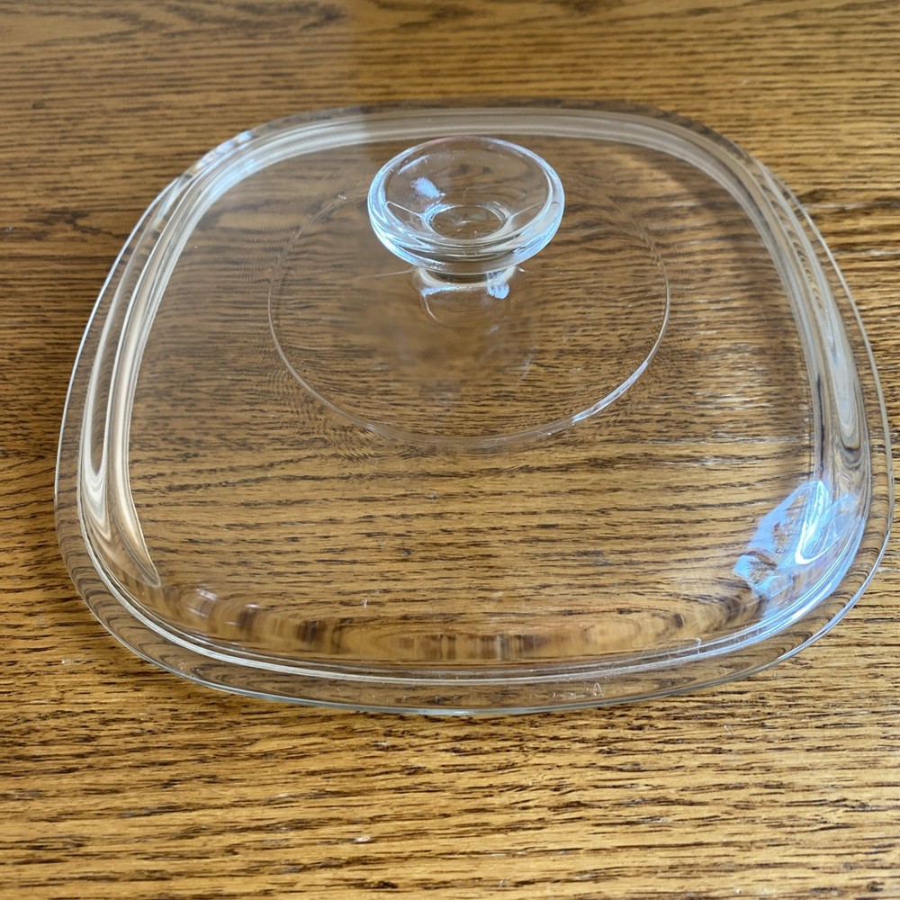 PYREX A9C Clear Replacement Lid Cover; Square; LID ONLY