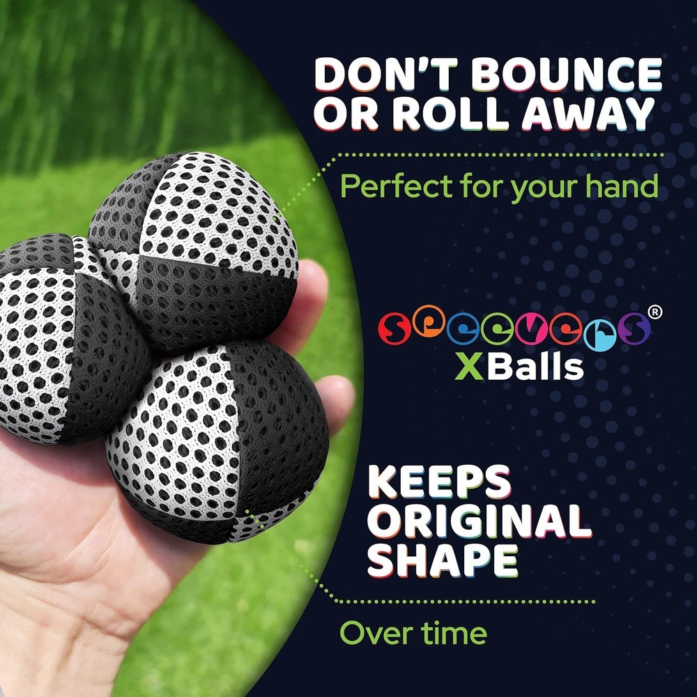 Juggling Balls Set - 2 Net Layers, Carry Case