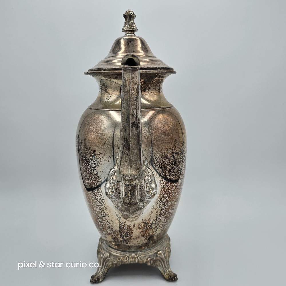 HOLD - IN RESTO - Oneida Silverplate Coffee Pot “Du Maurier” Pattern