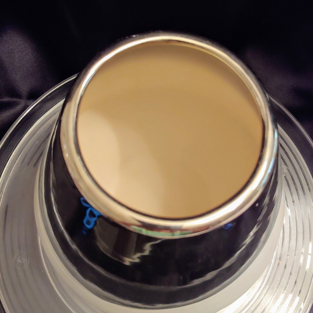 White Silver Dipped Vase