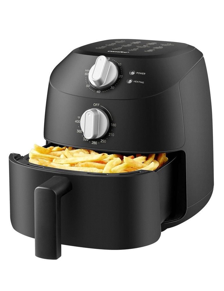 COMFEE' Compact 2.1 Quart Air Fryer with 12 Menu Options, Adjustable Timer & ...