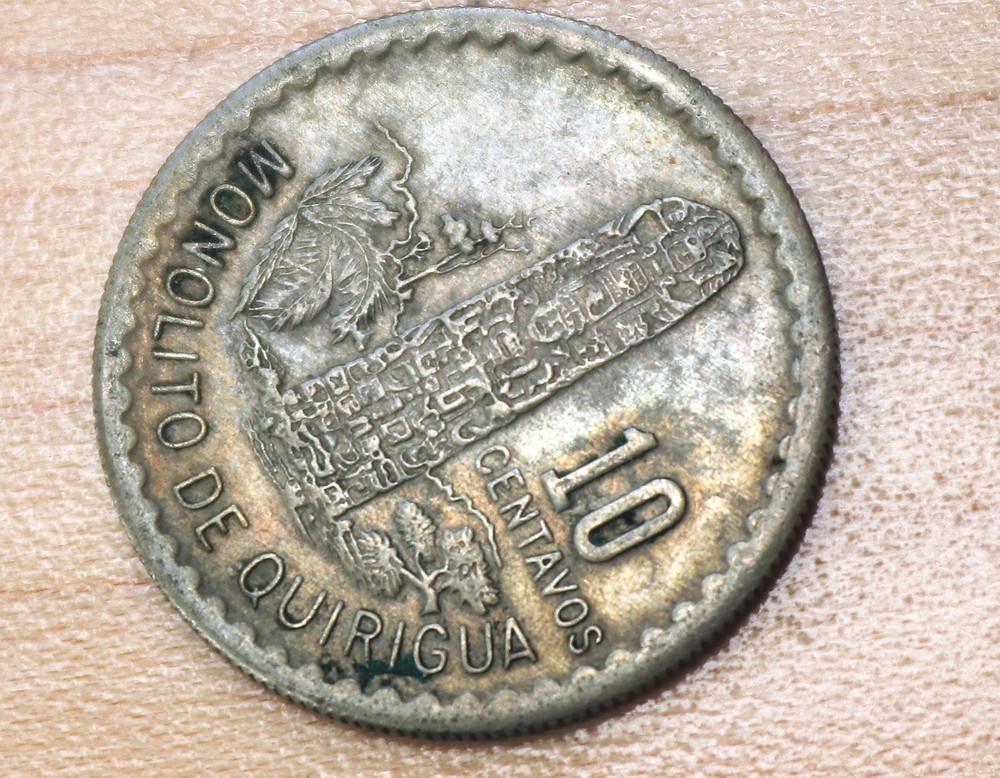 1977 Guatemala 10 Centavos