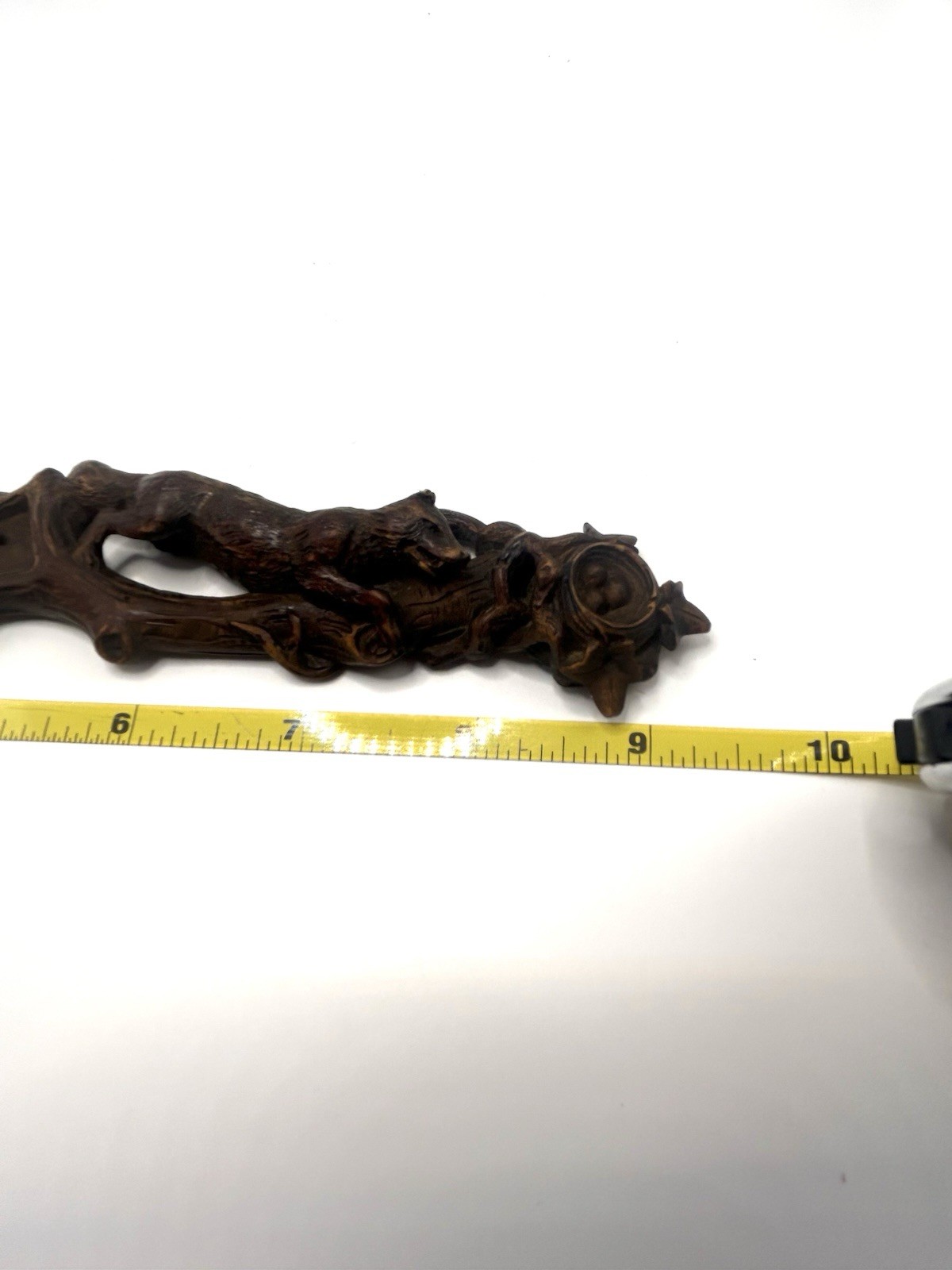 19th Century Swiss Black Forest Hand Carved Ink Stand