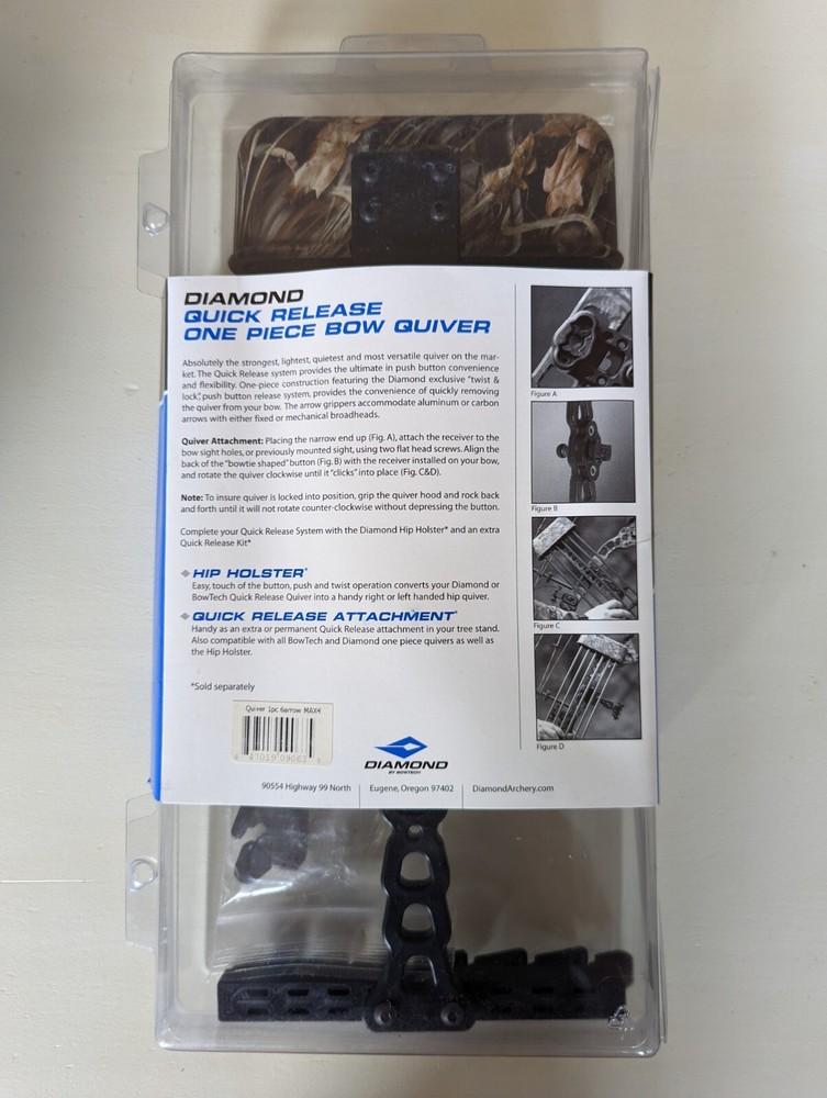 Diamond Archery by Bowtech - Compound Bow 1-Piece Quiver - Brush