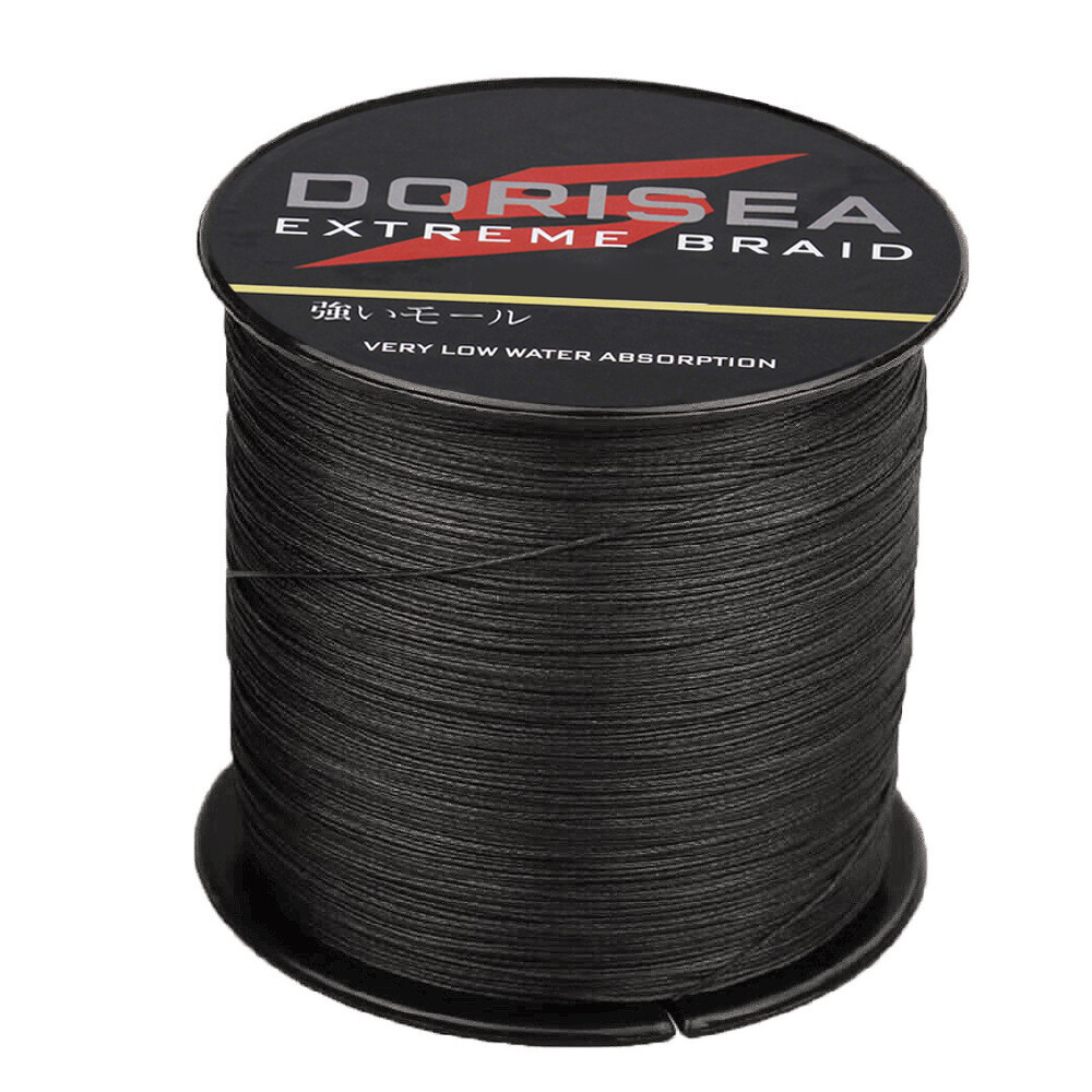 Dorisea 100M-2000M Black Extreme PE Dynema Braided Fishing Line 6LB-300LB USA
