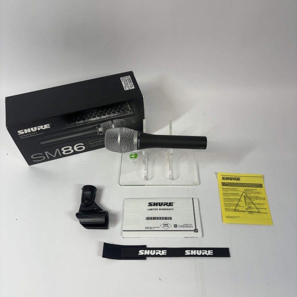 New Shure SM86 Wireless Microphone Open Box