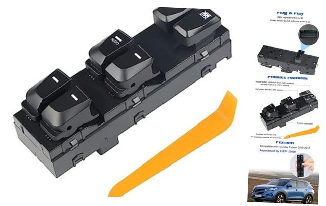 Master Power Window Switch Compatible with Hyundai Tucson 2010 2011 2012 2013