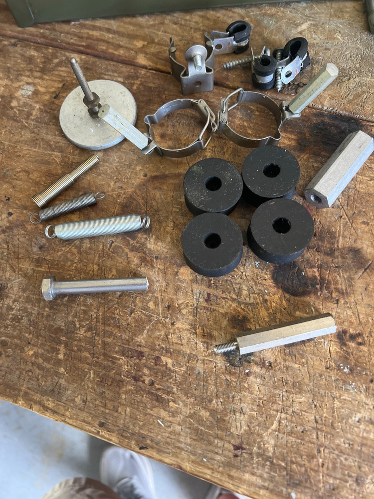 Vintage RF / Transmitter Hardware & HV Insulator Lot – From Ham / Broadcast Engi