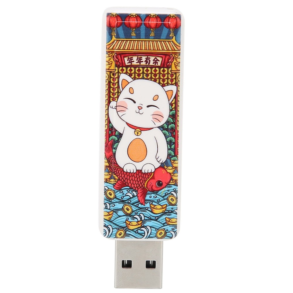 Cute Cat Pattern USB Flash Drive Portable Memory Stick For OS X9.x Use↑