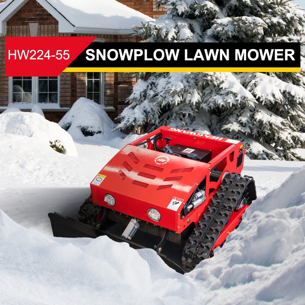Robot snow blower lawn mower sale remote control lawn mower, crawler snow shovel
