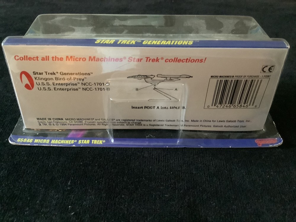* Micro Machines STAR TREK GENERATIONS 1994 - NIP