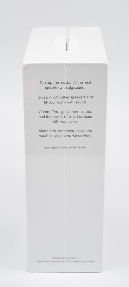 Google Nest Mini (2nd Generation) Smart Speaker Charcoal - NEW/SEALED