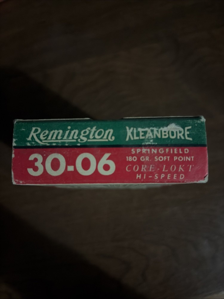EMPTY Vintage Remington Kleanbore 30-06 Springfield Ammunition Box