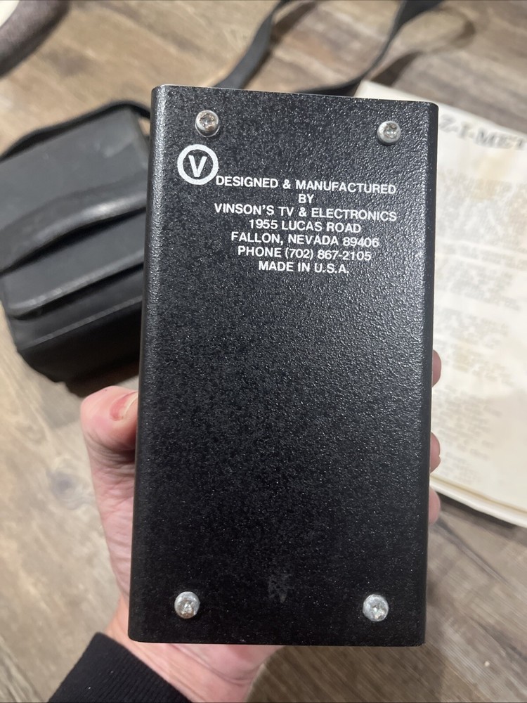 Bulz-I-Meter V Satellite Dish Alignment Meter And Caring Case BinC