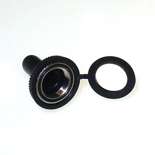 TOGGLE SWITCH WATERPROOF BLACK RUBBER BOOT GUARD OR COVER #665000