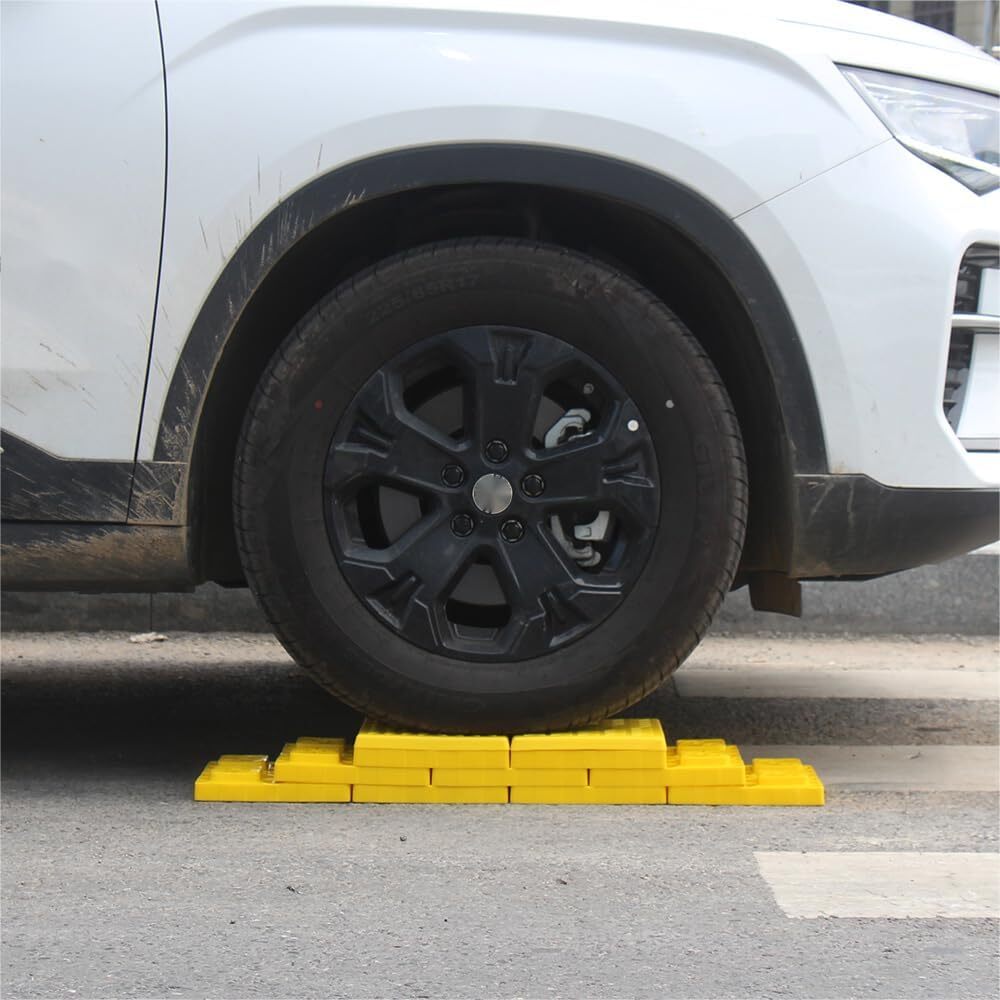 12 Pack RV Leveling Blocks Stackable Jack Blocks Interlocking Leveling Pads