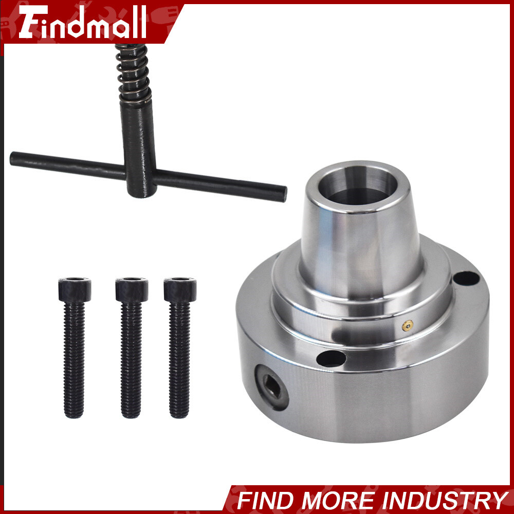 Findmall 5" 5C Collet Chuck Closer Lathe Plain Back Use 5C Collet 0.0006 TIR New