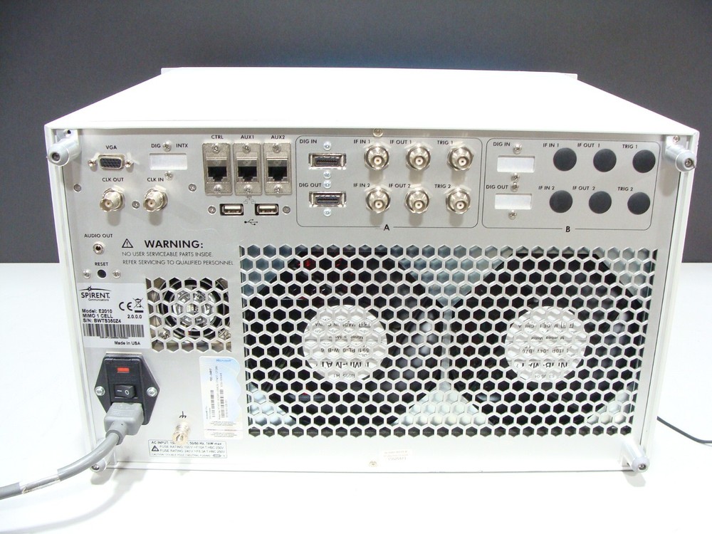 Spirent E2010S AT4 CS8 Broadband Wireless 4G Test Set Keysight T2010A MIMO1Cell